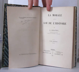 La morale et la loi de l'histoire
