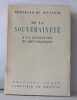 De la souveraineté a la rencontre du bien politique. De Jouvenel Bertrand