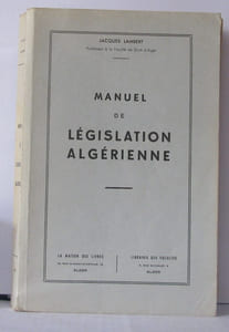 Manuel de législation algérienne
