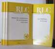 Revue de la littérature comparée Année 1990 Numéros 1 à 4. Collectif   Voisine J. Directeur