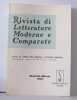 Rivista di letterature moderne e comparate Anno X N° 1. Pellegrini Carlo E Santoli Vittorio