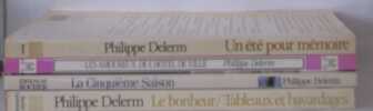 Lot de 4 livres. Delerm Philippe