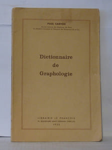 Dictionnaire de graphologie