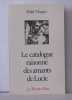 Catalogue raisonné des amants de Lucie. Donegan Paddy