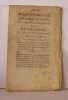 Observations sur la division territoriale de la Normandie et sur le département de Caen en particulier. D'ouffière Signard   Ex Président De La ...