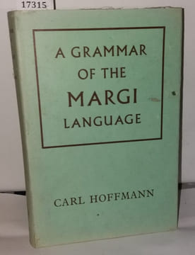 A Grammar of the Margi Language. Hoffmann Carl
