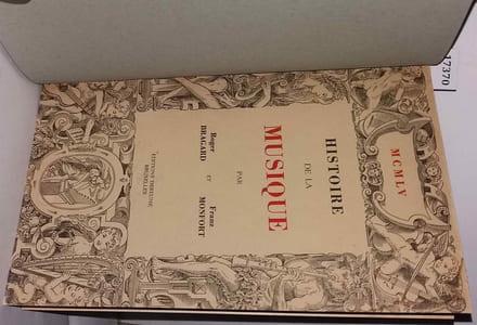 Histoire de la Musique