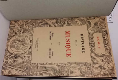 Histoire de la Musique