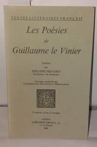 Les Poésies de Guillaume le Vinier
