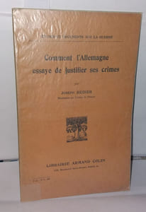 Comment l'Alemagne essaye de justifier ses crimes
