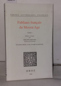 Fabliaux français du Moyen-Age tome I