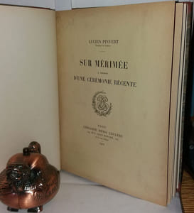 Sur Mérimée à propos d'une cérémonie récente