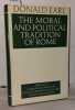 The moral and political tradition of Rome. Earl Donald