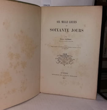 Six mille lieues en soixante jours. Cotteau Edmond