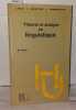 THEORIE ET ANALYSE EN LINGUISTIQUE. POTTIER-B