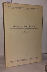 Traits et tons en Enya : phonologie generative d'une langue Bantoue