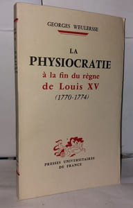 La physiocratie à la fin du règne de Louis XV (1770-1774)