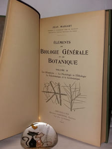 Éléments de biologie générale et de botannique 2 volumes
