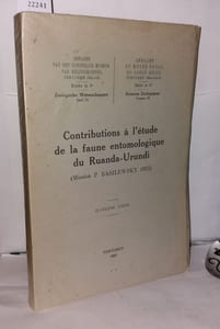 Contributions à l'étude de la faune entomologique du Ruanda-Urundi (mission P. Basileswky 1953) Quatrième partie