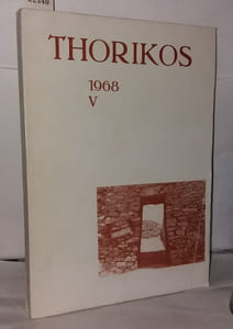 Thorikos 1968 V rapport préliminaire sur la cinquième ampagne de fouilles