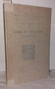 Études de littérature française