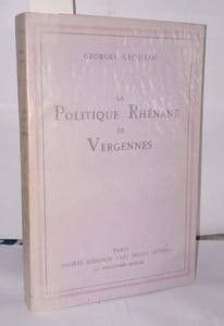 La politique rhénane de Vergennes