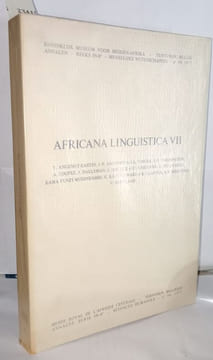 Africana linguistica VII. Hulstaert G. Angenot J.-P. Coupez A. Doneux J. Angenot-Bastin Y. Vincke J.L. Carrington J.F. Daeleman J