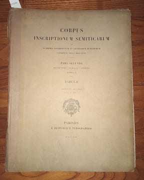 Corpus inscriptionum semiticarum ab academia inscriptionum et litterarum humaniorum canditum atque digestum ; Pars Secunda Inscriptiones aramaicas ...