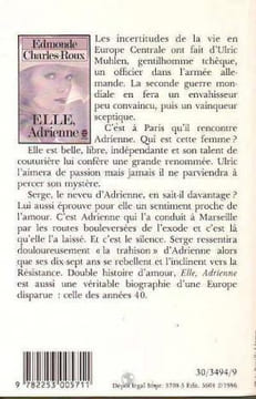 Elle Adrienne. Charles-Roux Edmonde
