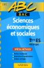 Sciences économiques et sociales - Term. ES obl. & spé. Roux-Périnet Sarah  Bouquillion Cécile