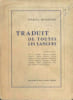 Traduit de toutes les langues. Mompezat Marcel