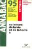 anabac Sciences de la vie et de la Terre 1995. 