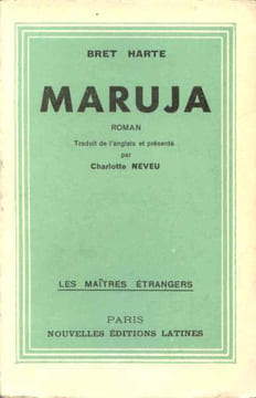 maruja. Harte Bret