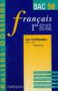 Rousseau Livres 1 à 4 - Balises dossiers bac 98 français pour les 1eres STT-STI-STL-SMS. Charpentier Jeanne Et Michel