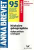 Annabrevet 95 Histoire Geographie Education Civique corriges. Aoustin Françoise  Guyvarc'h Didier  Guyvarc'h Michèle