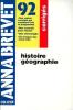 Histoire Géographie Education civique annabrevet 1992. Aoustin Françoise  Guyvarc'h Didier Et Michèle