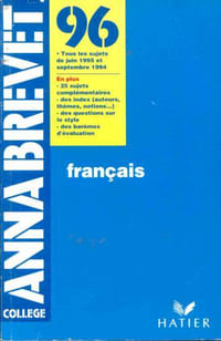 Annabrevet 96 Français