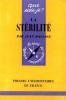 La stérilité-que sais je ? n°961. Dalsace Jean