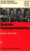 Deutsche parlamentsdebatten band 2 : 1919-1933. Bucherei Fischer  Wissens Bucher Des