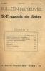 Bulletin de l'oeuvre de st françois de Sales 92e année avril mai juin. Collectif