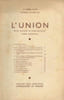 L'union revue mensuelle du clerg&eacute; paroissial 78e ann&eacute;e n&deg;654 septembre octobre. Collectif
