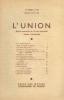 L'union revue mensuelle du clergé paroissial 76e année n°653 juillet aout. Collectif