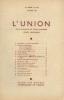 L'union revue mensuelle du clergé paroissial 76e année n°648 janvier. Collectif