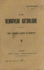 Le renouveau catholique : Les jeunes avant la guerre
