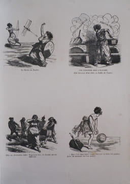 La Mascarade Parisienne - Album de 60 Caricatures de CHAM.. CHAM (NOE (Amédée de), dit).
