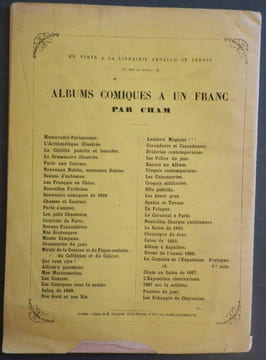 La Mascarade Parisienne - Album de 60 Caricatures de CHAM.. CHAM (NOE (Amédée de), dit).