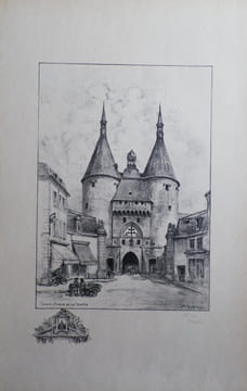 Nancy - Porte de la Craffe (Meurthe-et-Moselle). . ROBIDA (Albert).