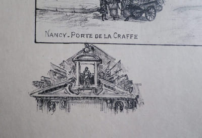 Nancy - Porte de la Craffe (Meurthe-et-Moselle). 