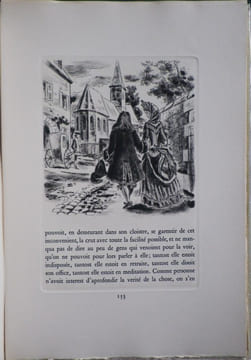 Le Roman Bourgeois - Ouvrage comique illustré de pointes sèches par Jacques Boullaire.. [BOULLAIRE (Jacques)] - FURETIERE (Antoine).