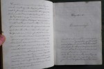 Le Mémorial de Famille. Copie manuscrite d'époque.. SOUVESTRE (Emile).